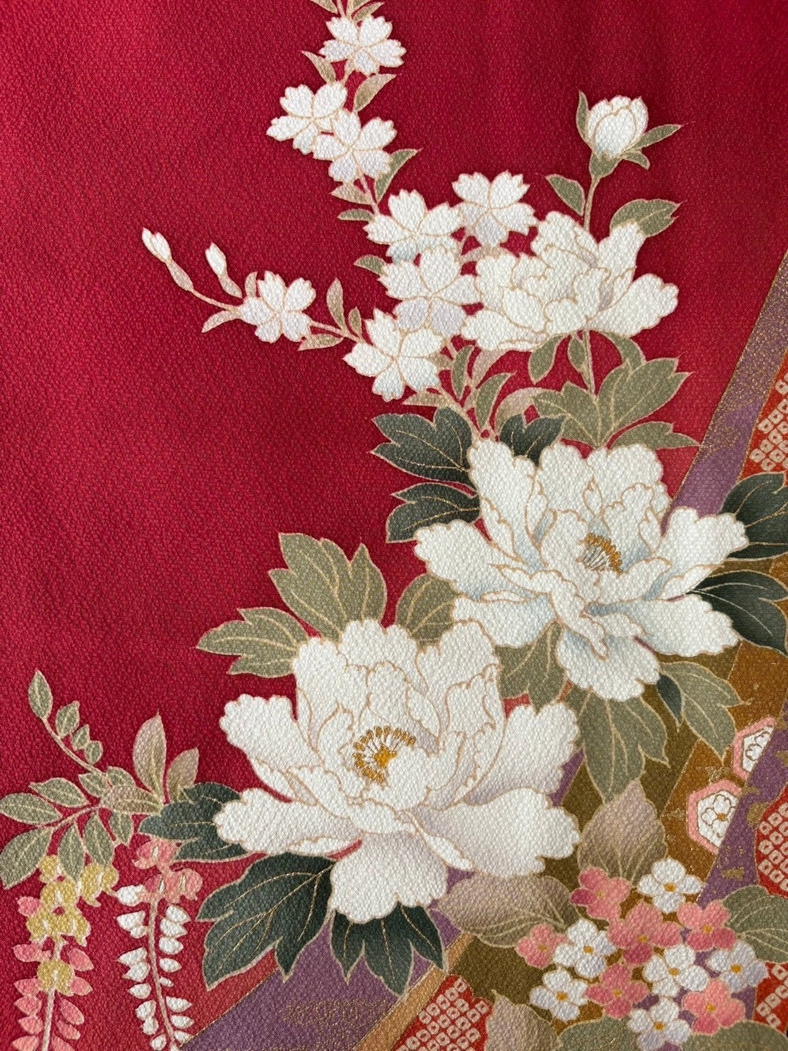 Kimono fabric for custom dress order #185