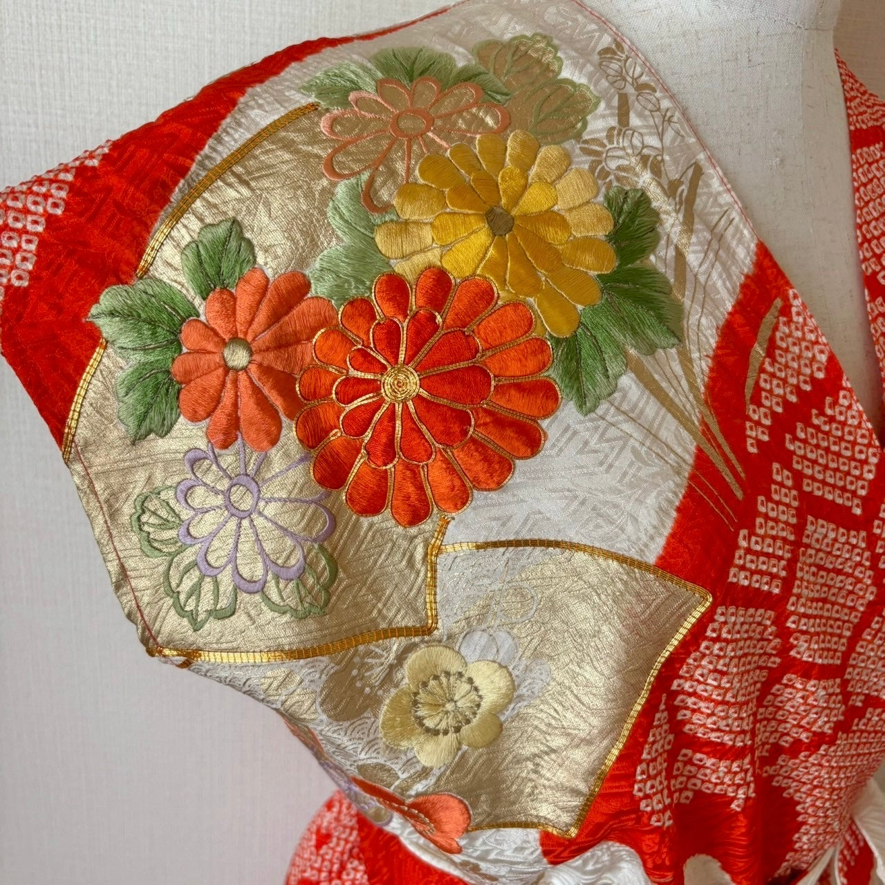 Silk Kimono dress, Furisode 振袖, Handcrafted, Upcyced
#pre Furisode1