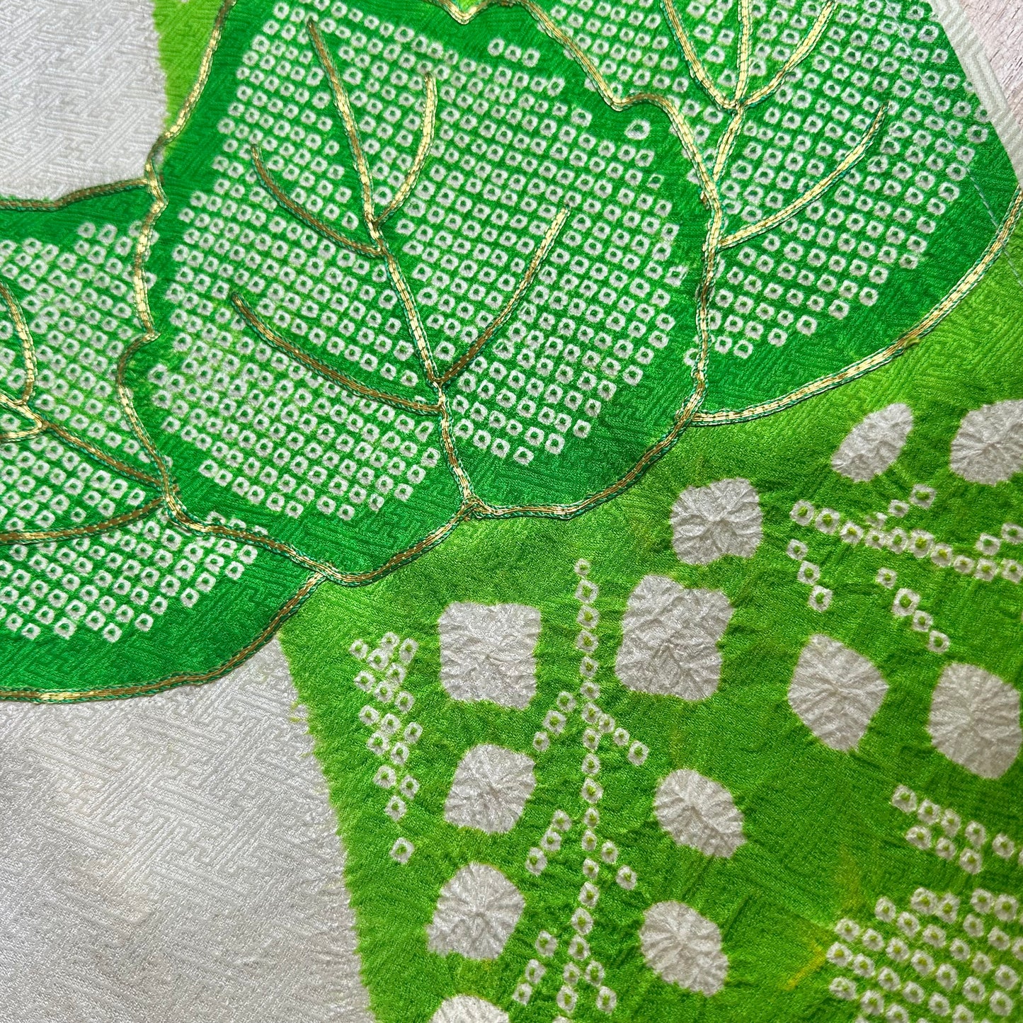 3 ways Silk Kimono scarf, Tax and Shipping fee included Handcrafted, Upcycled, #2130