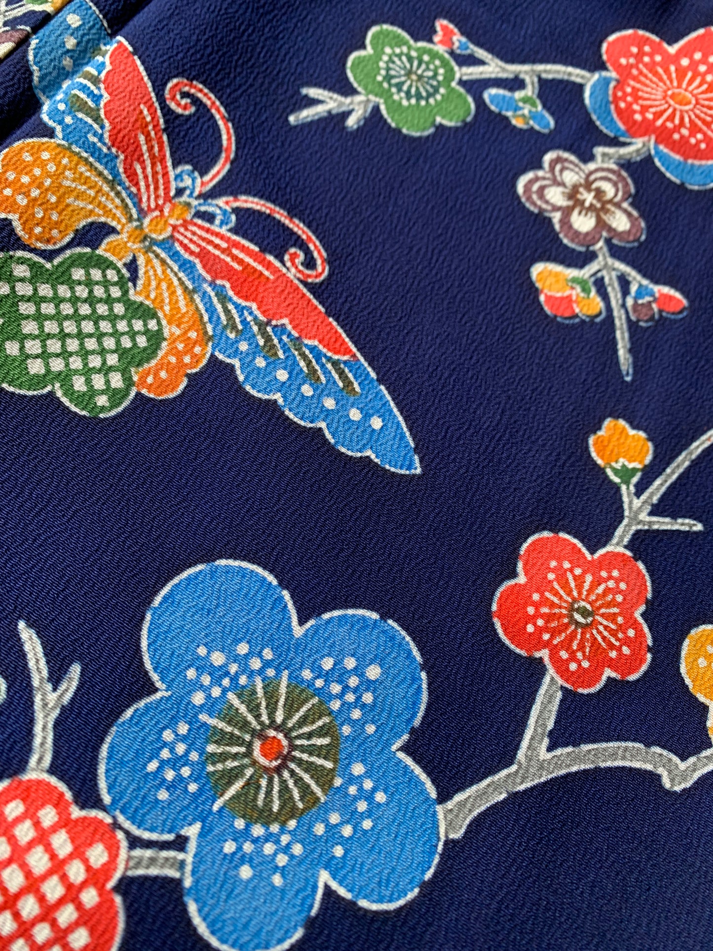 Reserved for Katherine : Kimono fabric for custom dress order, fabric #100