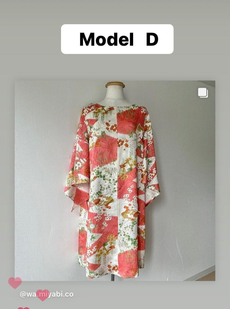 Kimono fabric for custom dress order, fabric #99