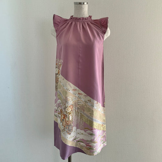 Kimono robe, Houmongi, avec le motif    #pre12