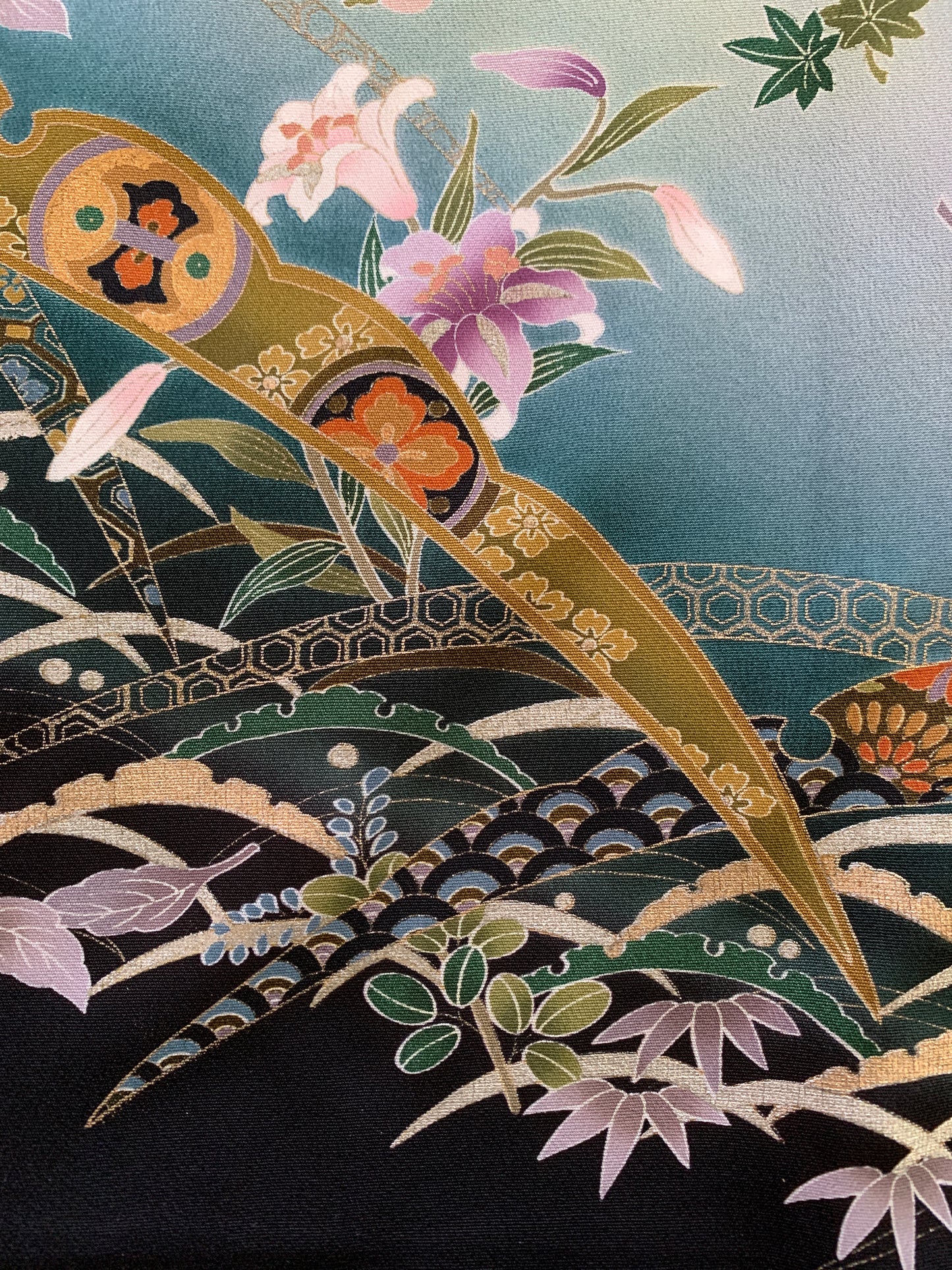 Kimono fabric for custom dress order, fabric #94