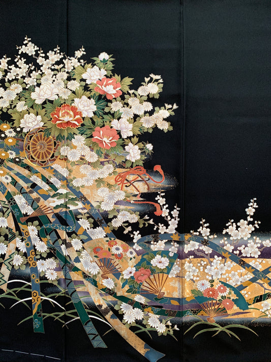 Kimono fabric for custom dress order, fabric #95