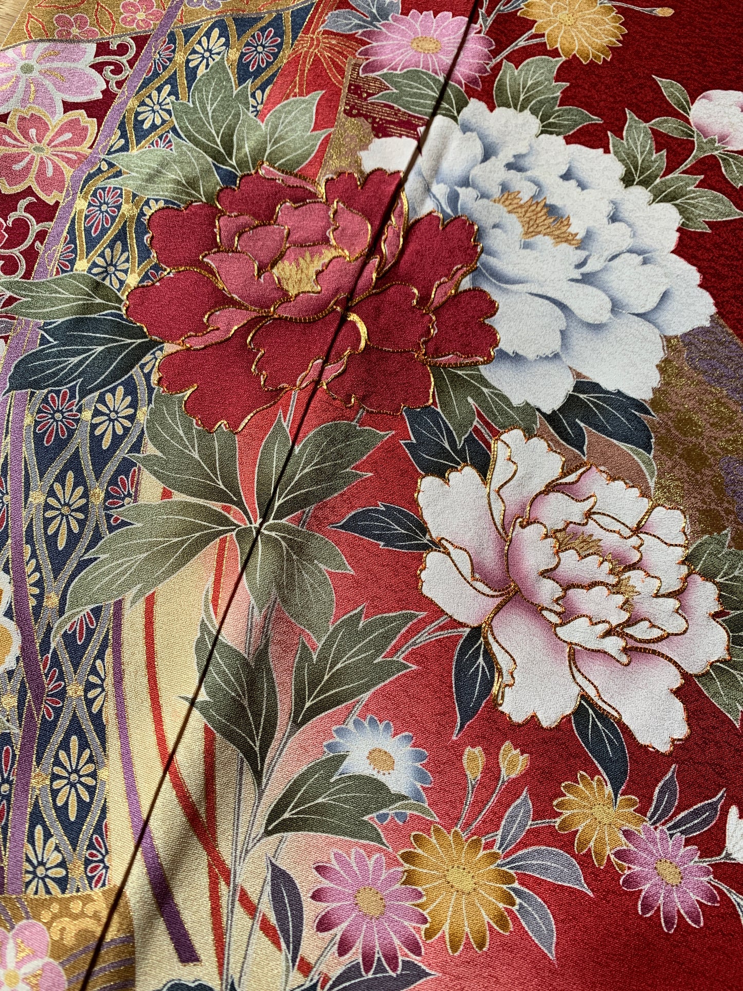 Kimono fabric for custom dress order, fabric#167