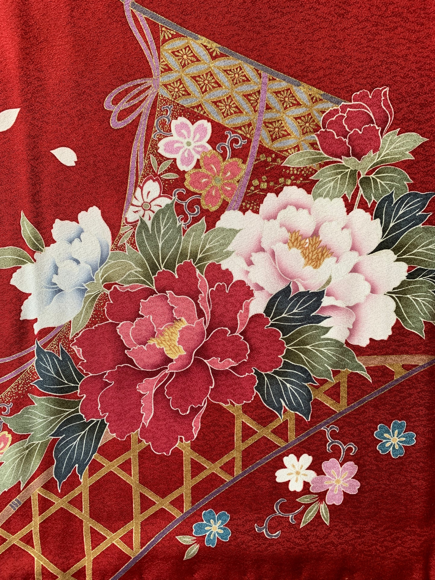 Kimono fabric for custom dress order, fabric#167