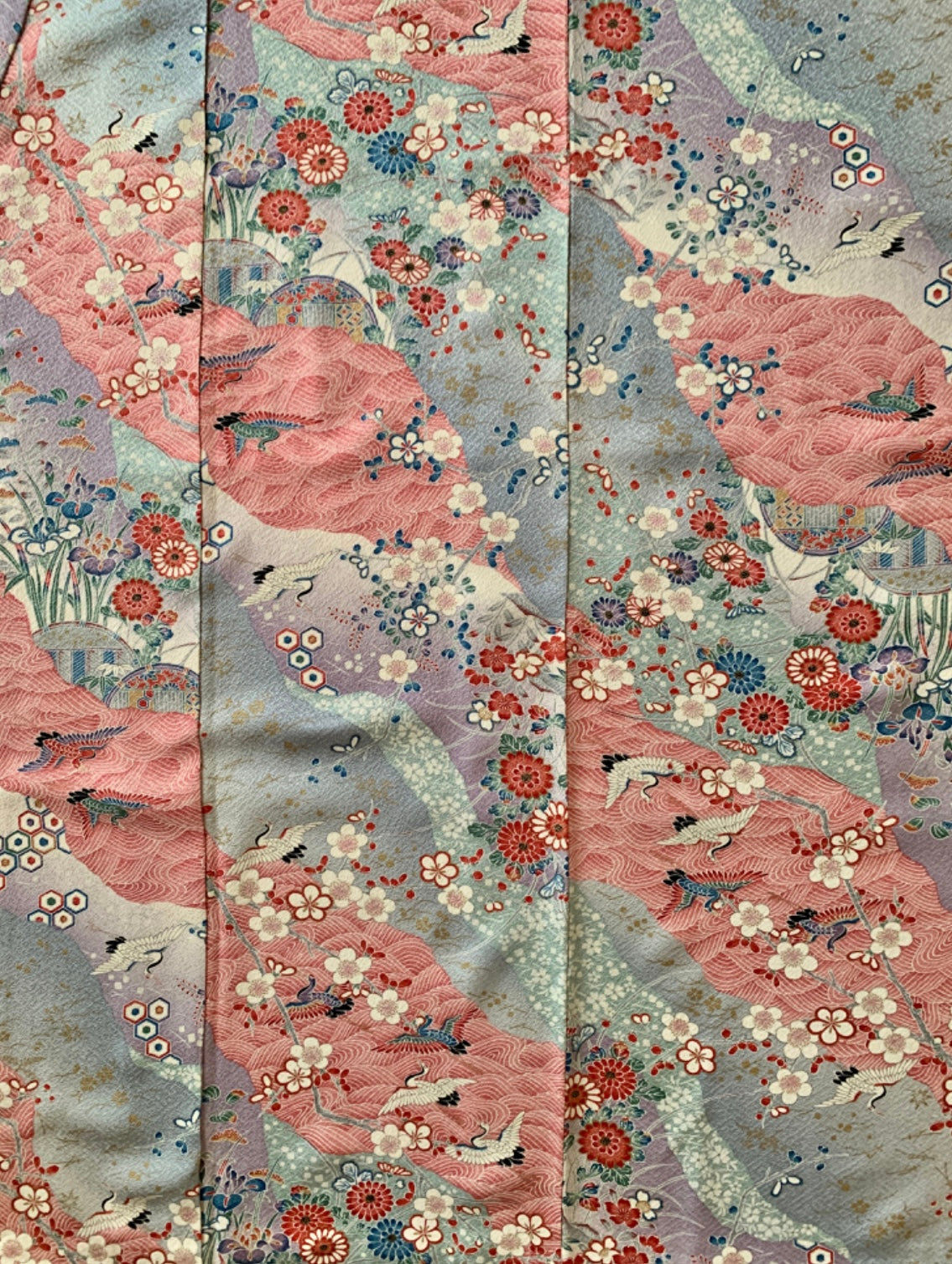 Kimono fabric for custom dress order, fabric#155