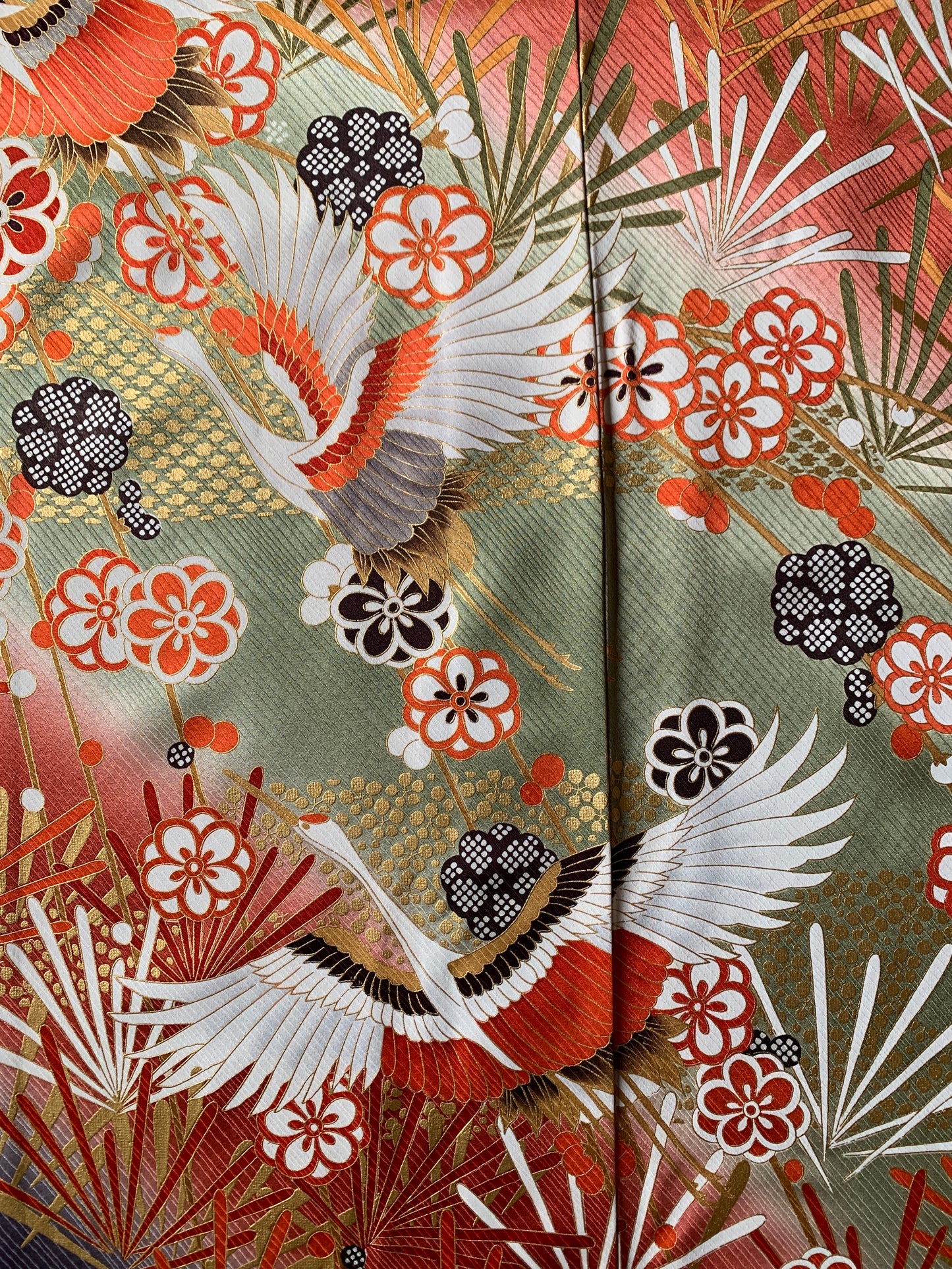 Kimono fabric for custom dress order, fabric#174