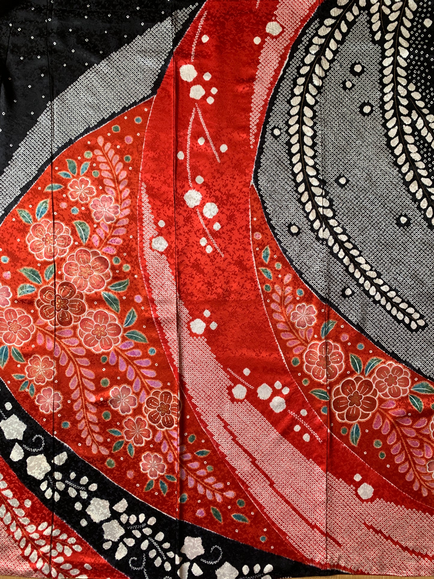 Kimono fabric for custom dress order, fabric#170