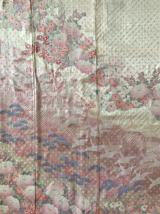 Kimono fabric for custom dress order, fabric#173