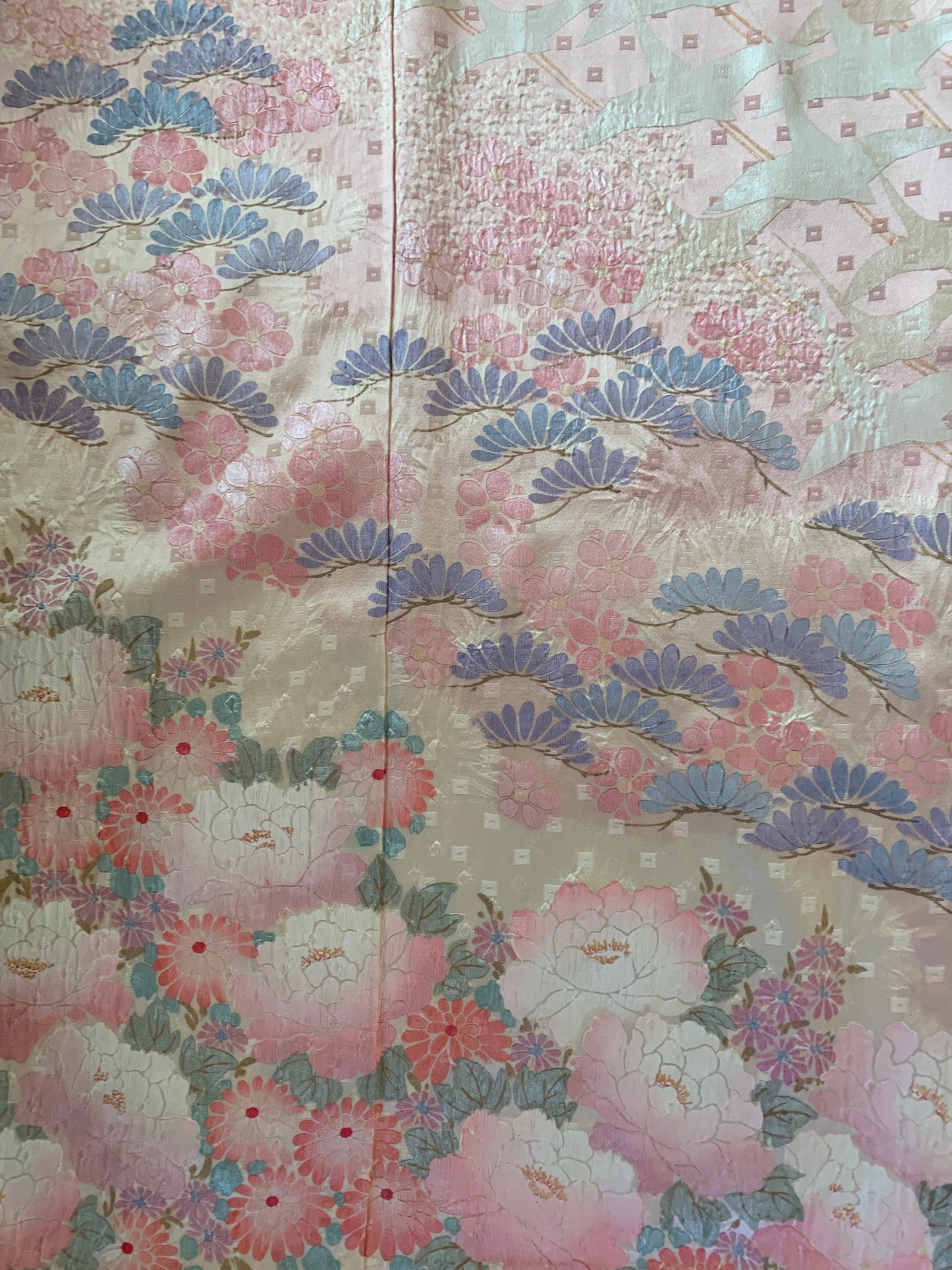 Kimono fabric for custom dress order, fabric#173