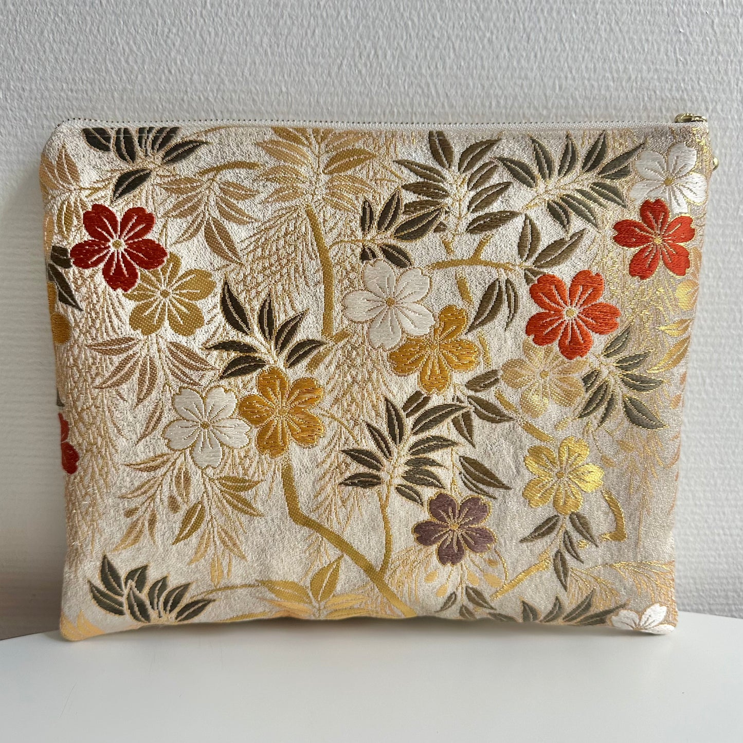 Pochette Obi en soie, fabriquée à la main, recyclée, #3030