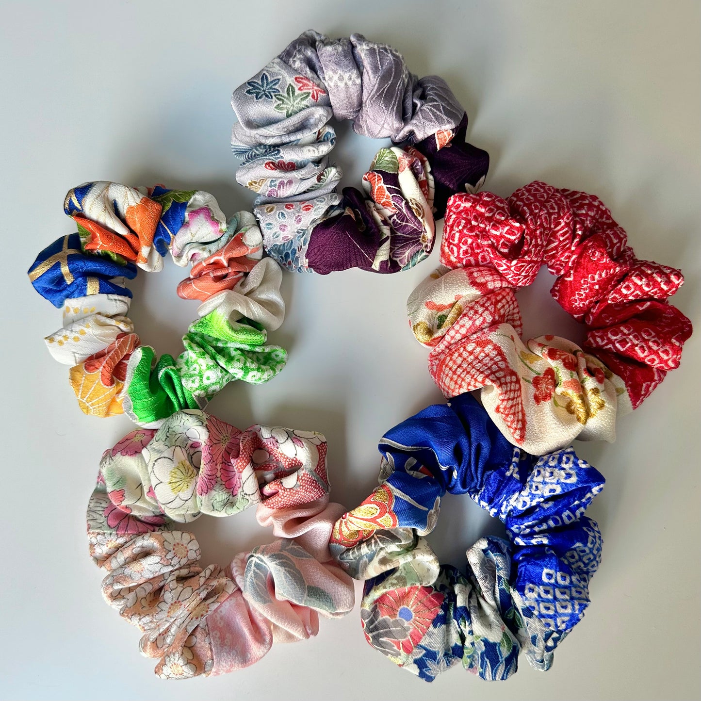 Set of scrunchie (multiple color) #8005