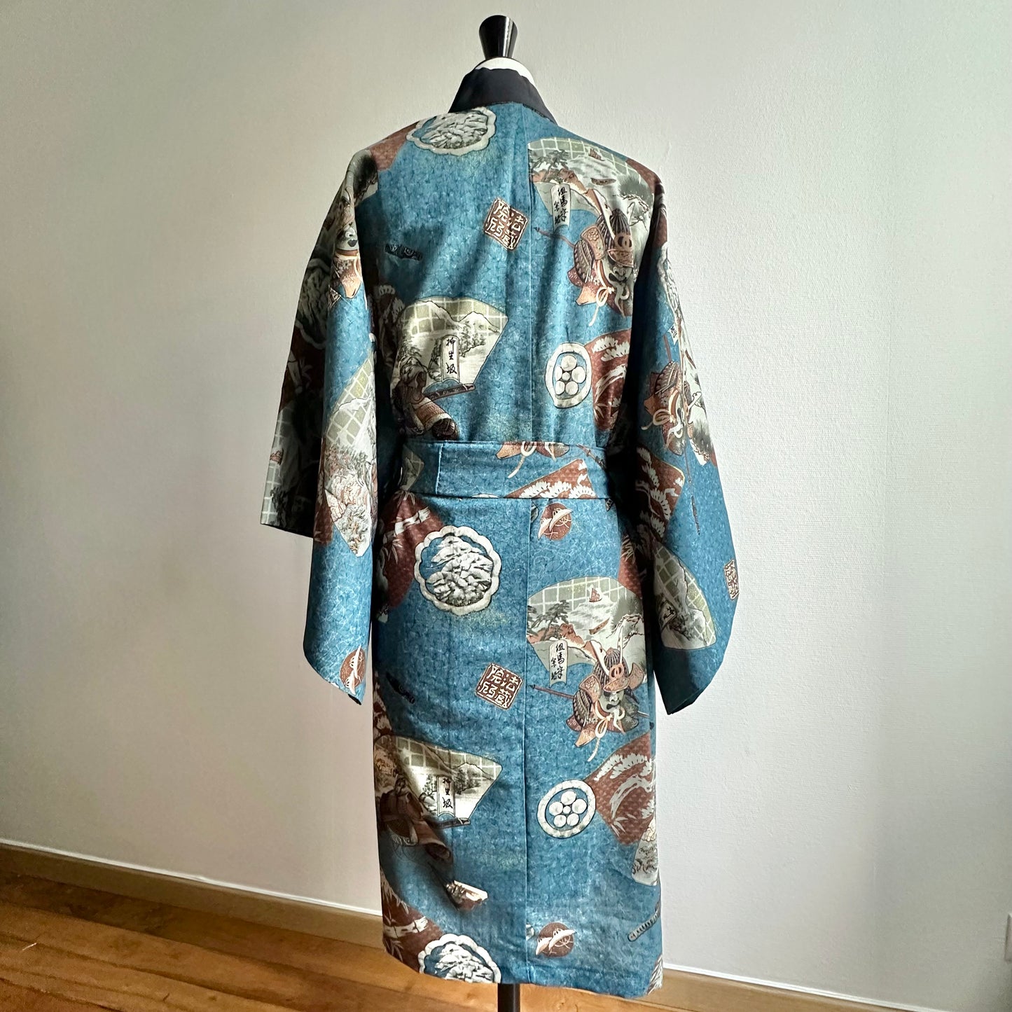 Shortened Kimono, Kimono long jacket, made of wool