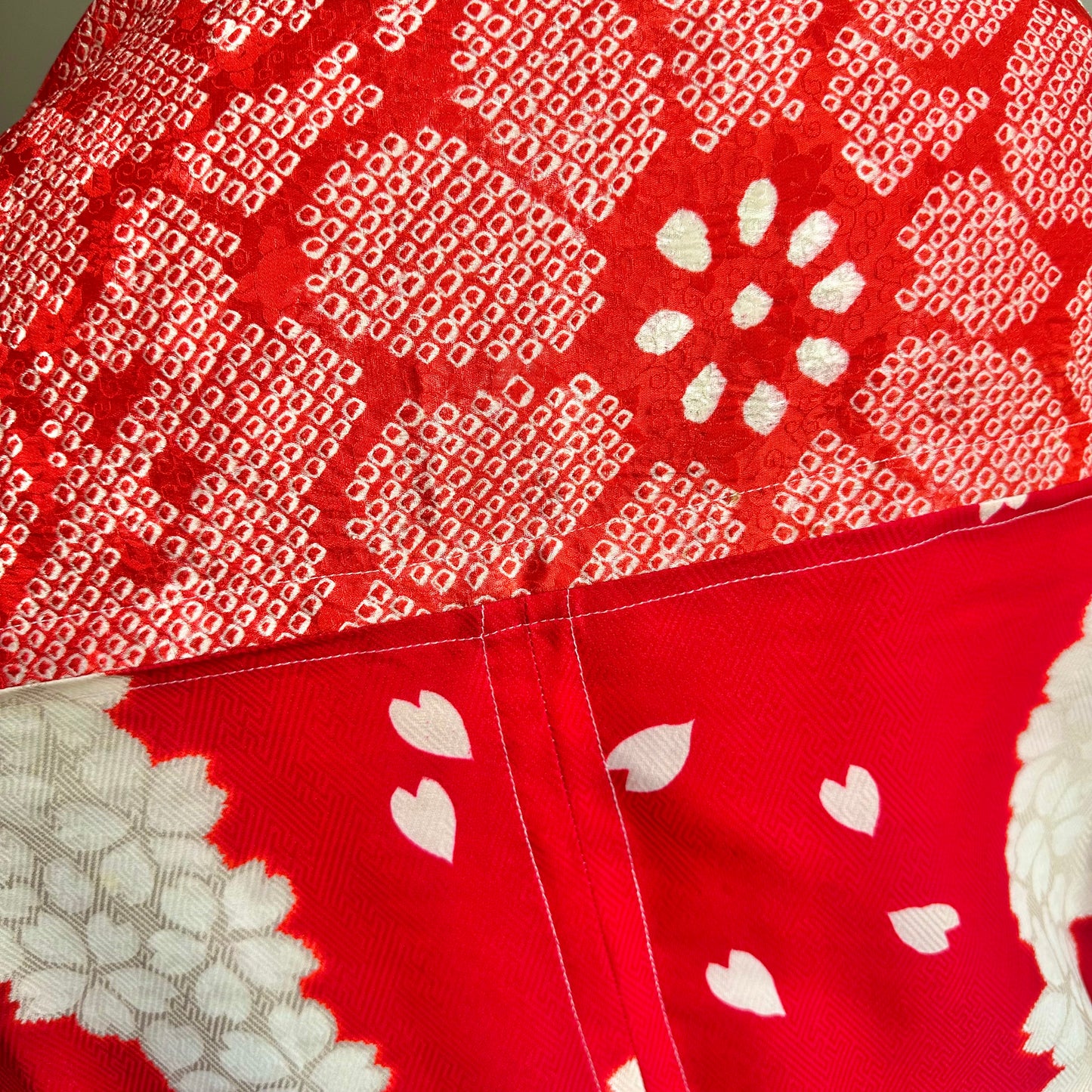 3 ways Silk Kimono scarf, Tax and Shipping fee included Handcrafted, Upcycled, #2129