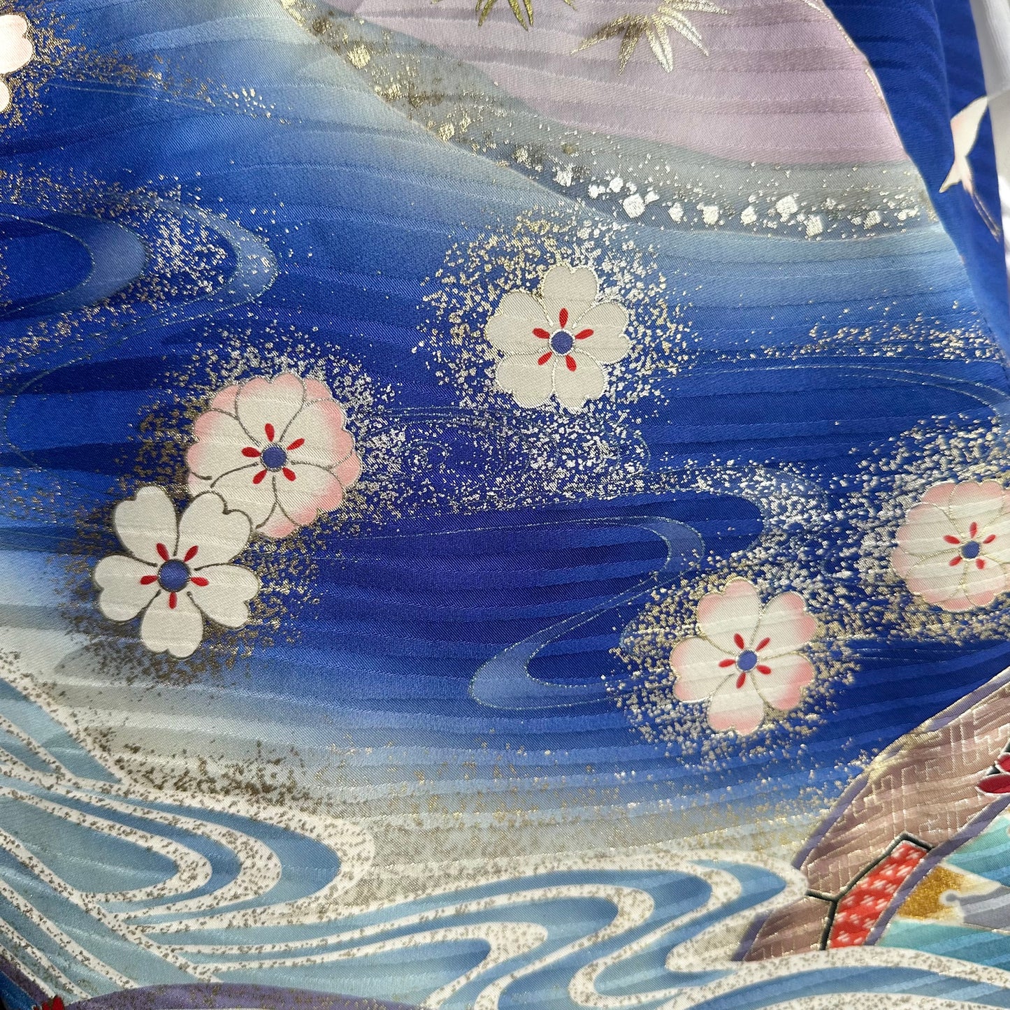 3 ways Silk Kimono scarf, Tax and Shipping fee included Handcrafted, Upcycled, #2128