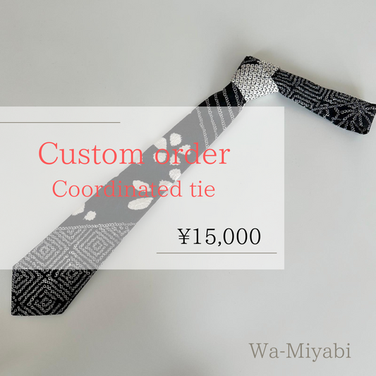 Custom order  Coordinared tie