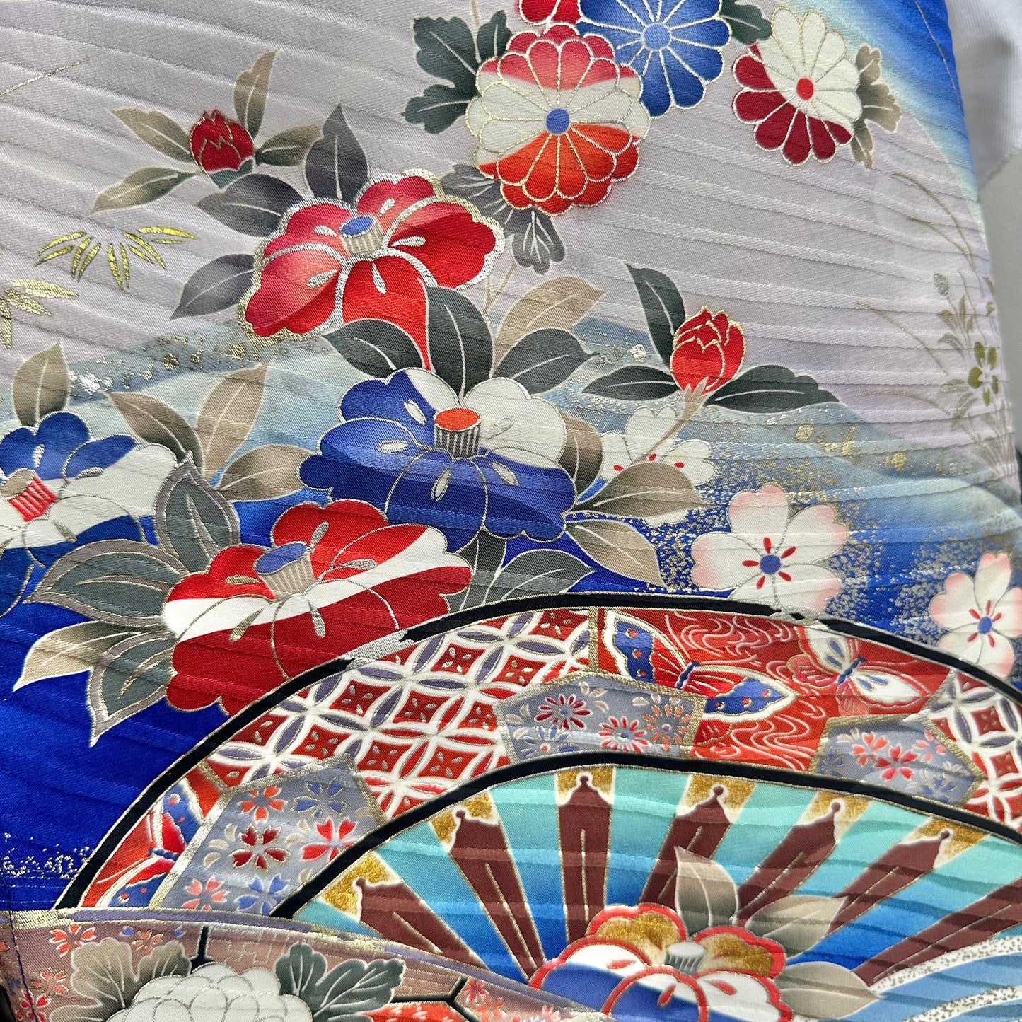 3 ways Silk Kimono scarf, Tax and Shipping fee included Handcrafted, Upcycled, #2128