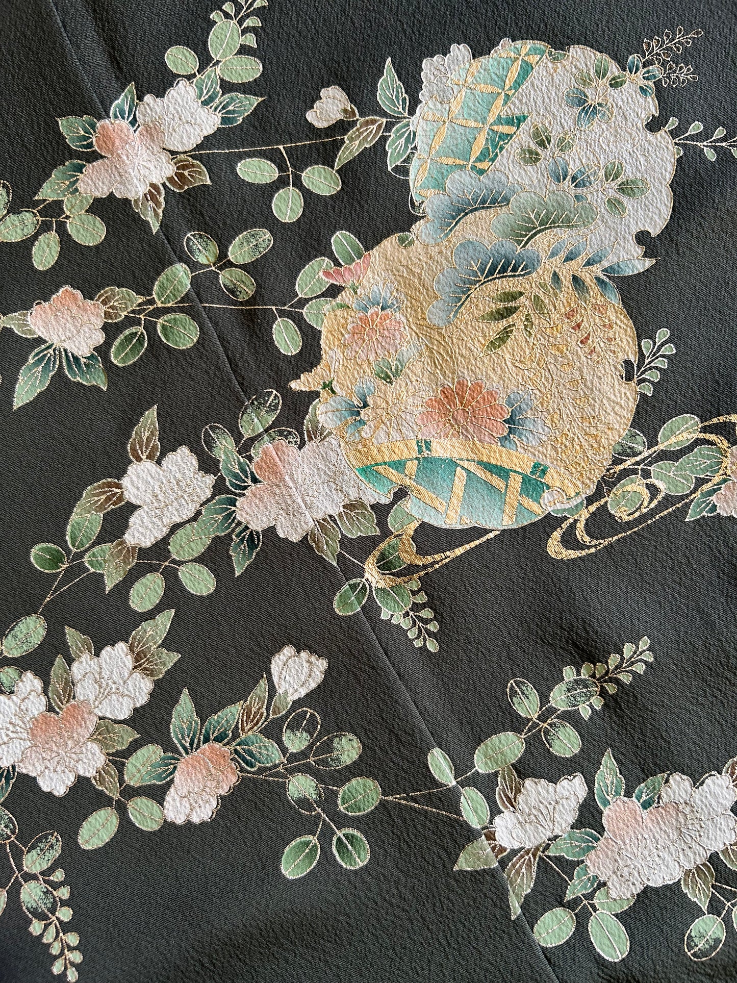 Kimono fabric for custom dress order, fabric #92