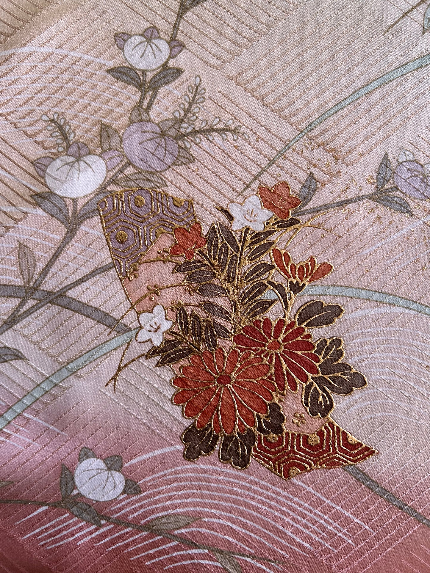 Kimono fabric for custom dress order, fabric #91