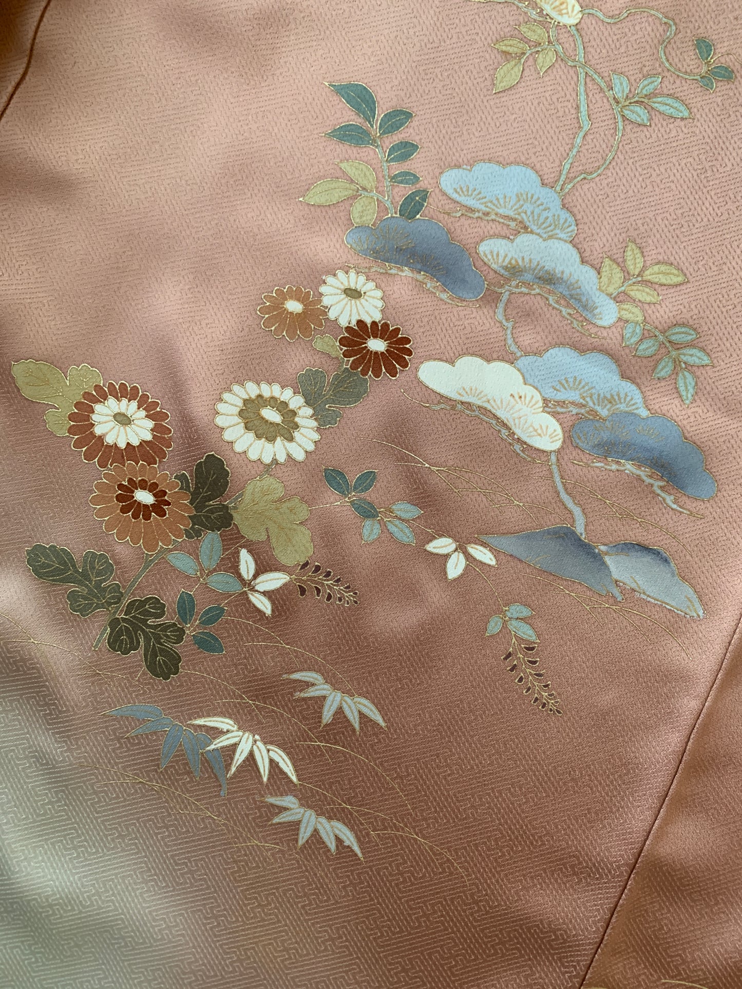 Kimono fabric for custom dress order, fabric#103