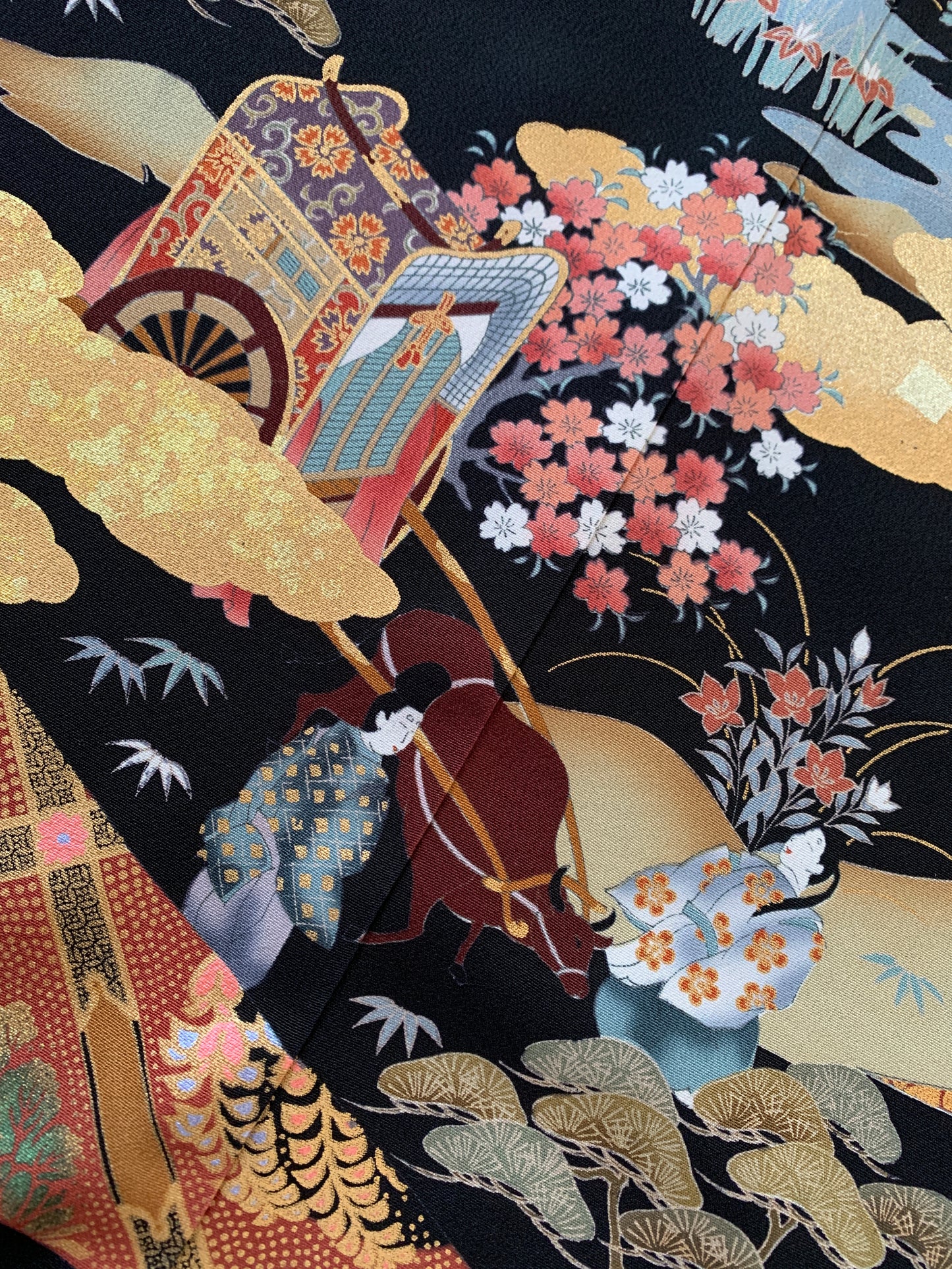 Kimono fabric for custom dress order, fabric#106