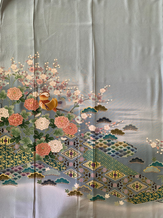 Kimono fabric for custom dress order, fabric #116