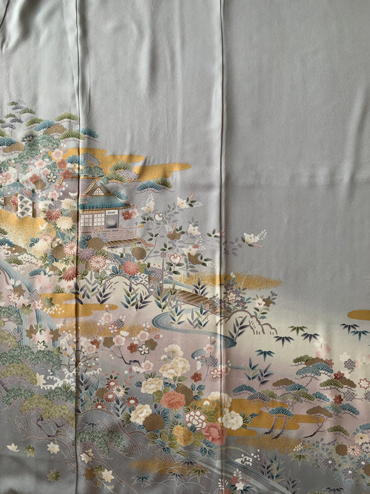 Kimono fabric for custom dress order, fabric#112