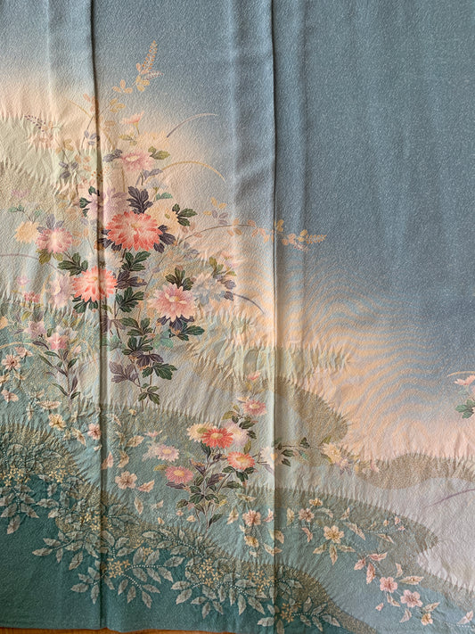 Kimono fabric for custom dress order, fabric#122