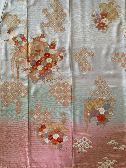 Kimono fabric for custom dress order, fabric#126