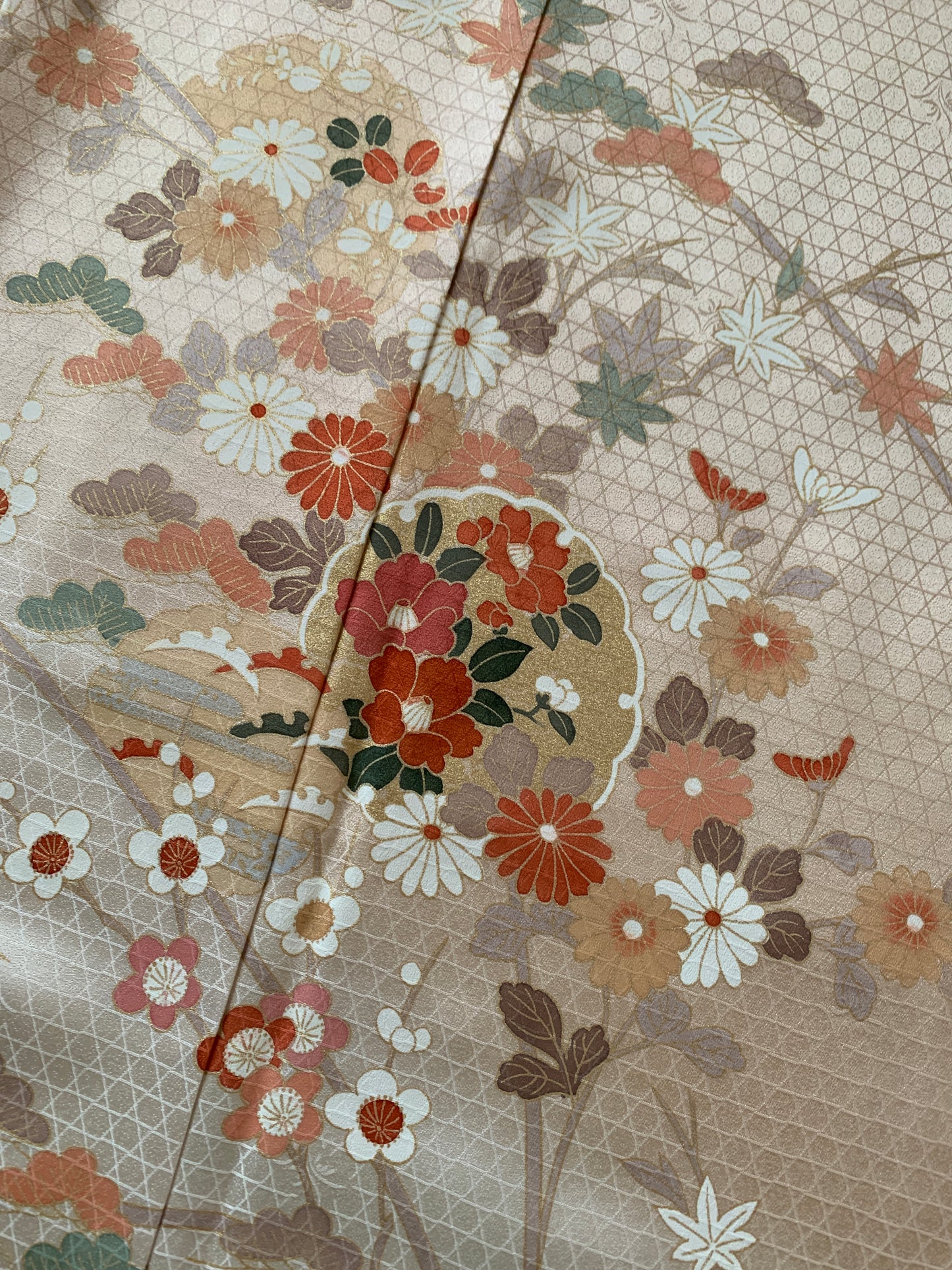 Kimono fabric for custom dress order, fabric#128