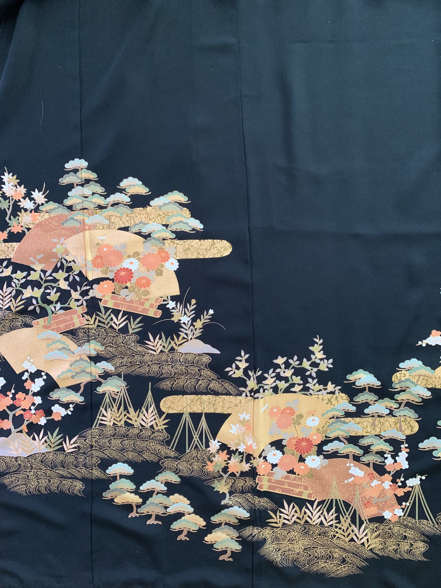 Kimono fabric for custom dress order, fabric#134