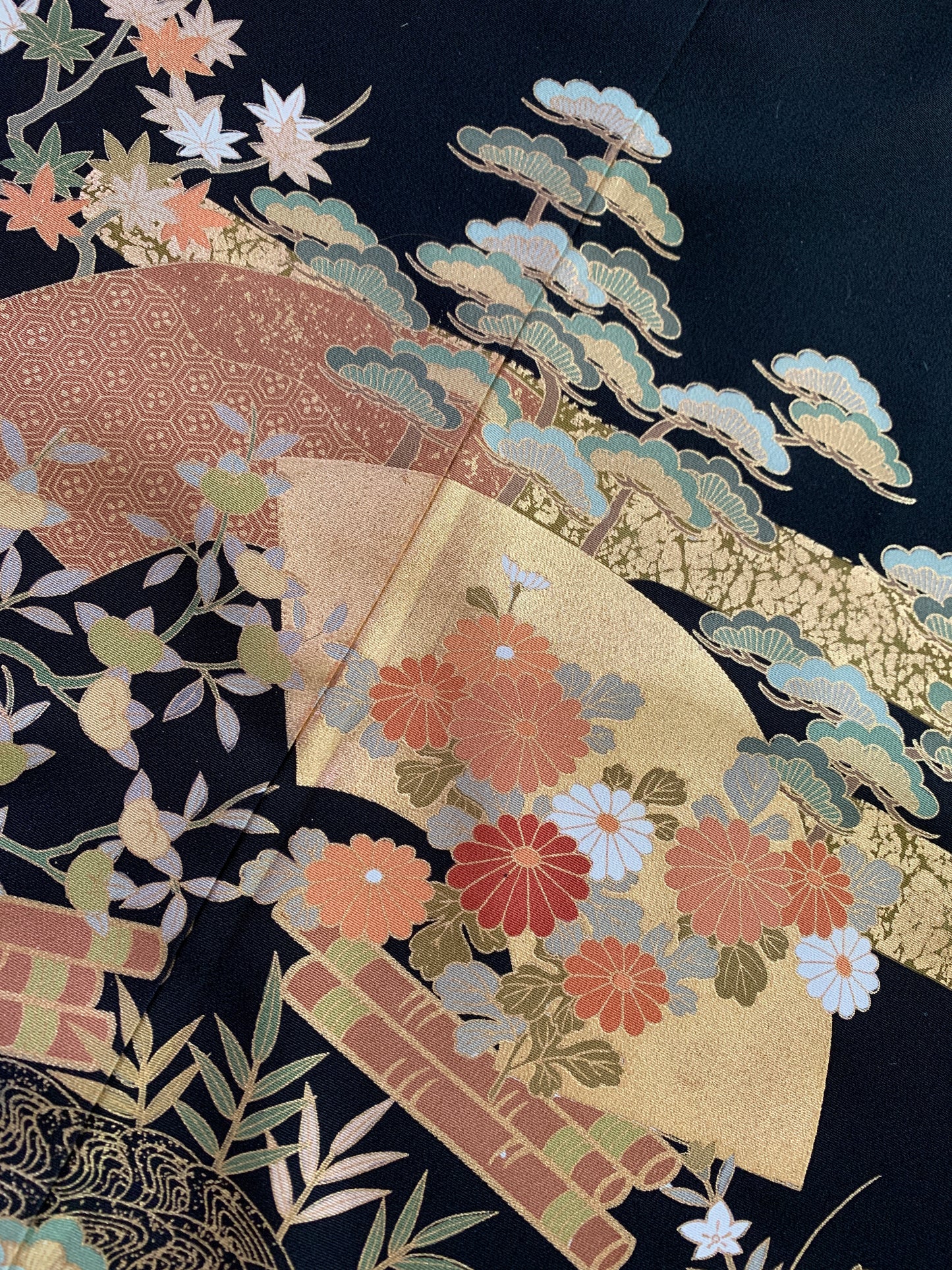 Kimono fabric for custom dress order, fabric#134