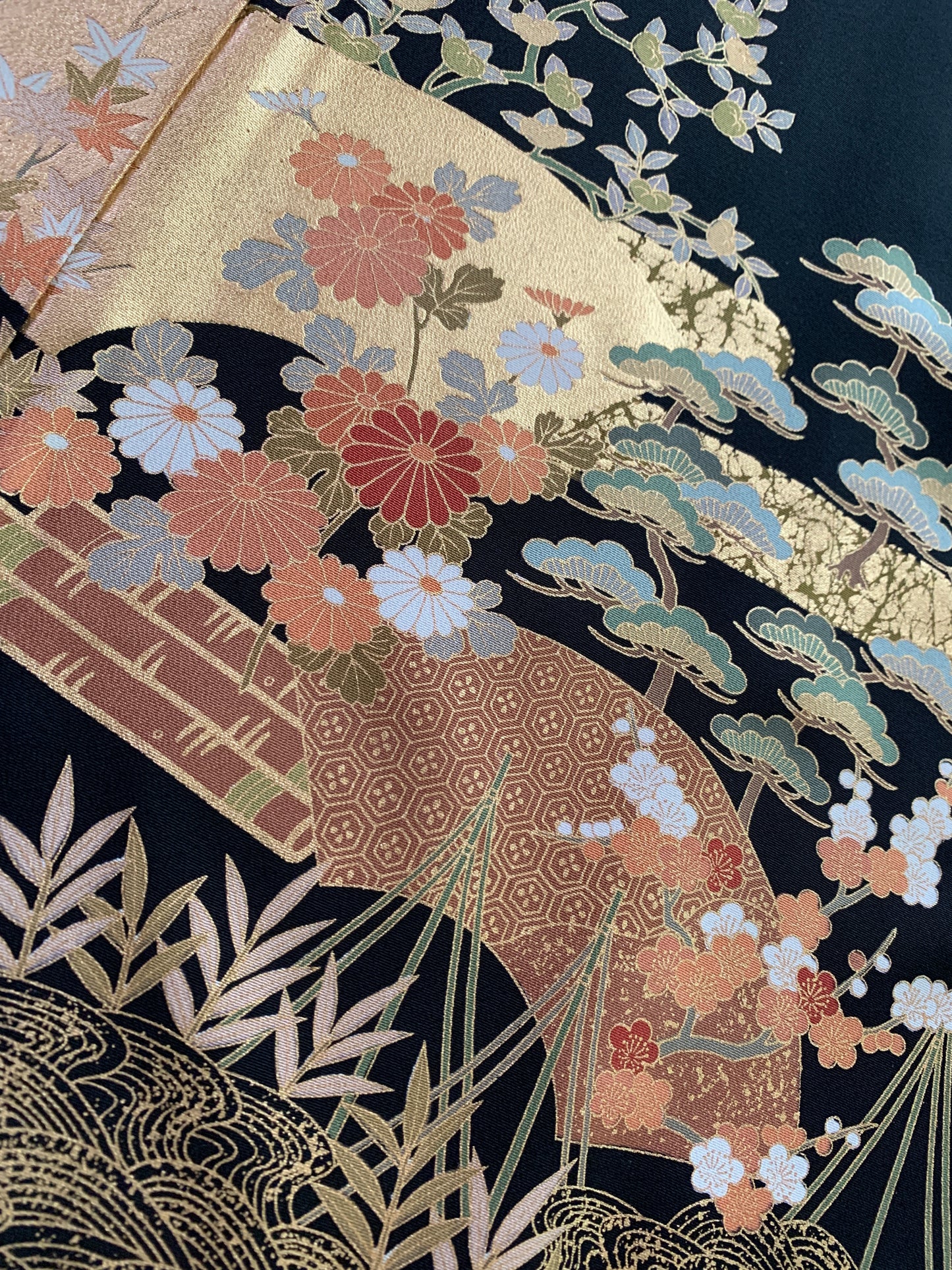 Kimono fabric for custom dress order, fabric#134