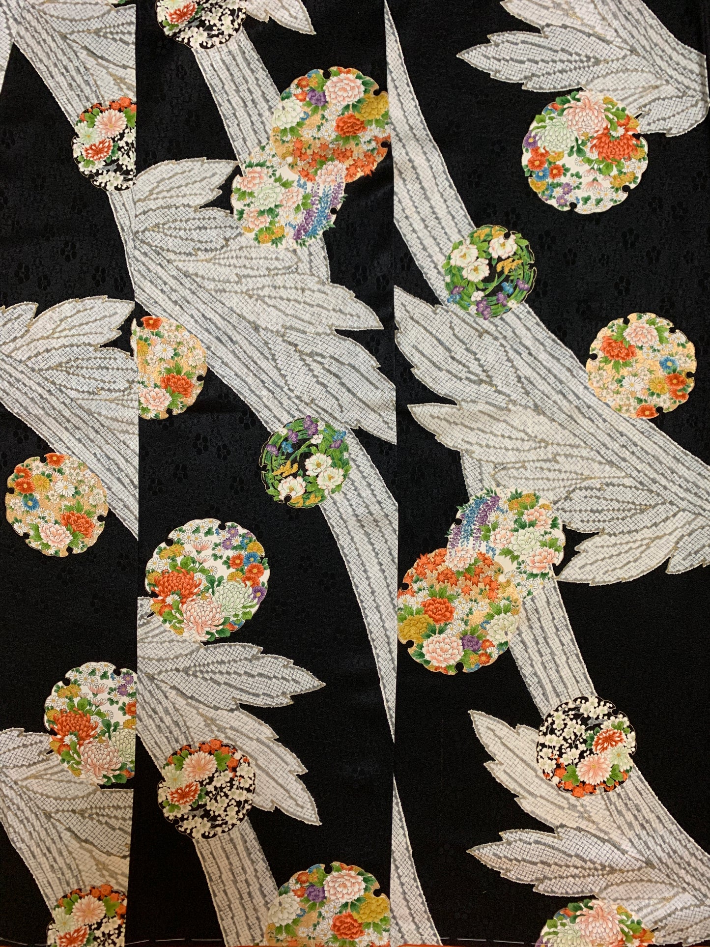 Kimono fabric for custom dress order, fabric#138 Furisode 振袖