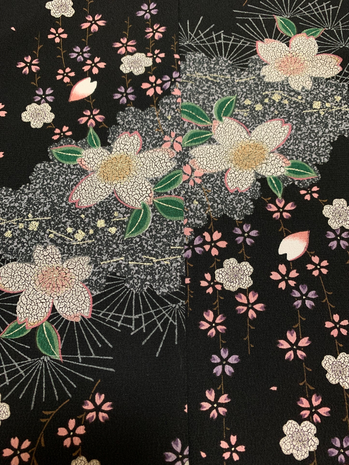 Kimono fabric for custom dress order, fabric#140