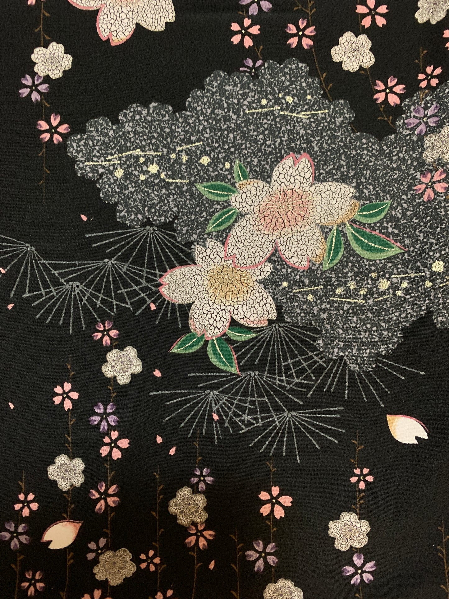 Kimono fabric for custom dress order, fabric#140