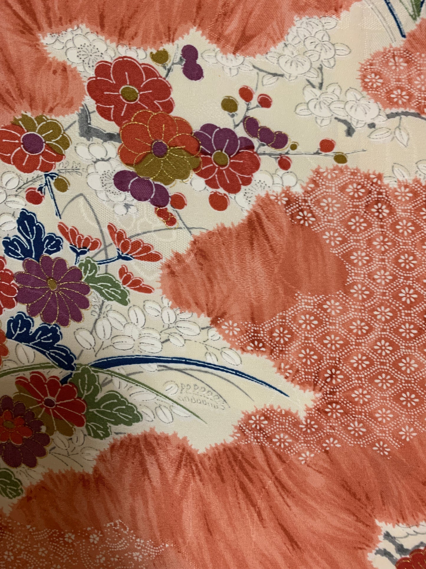 Kimono fabric for custom dress order, fabric#145