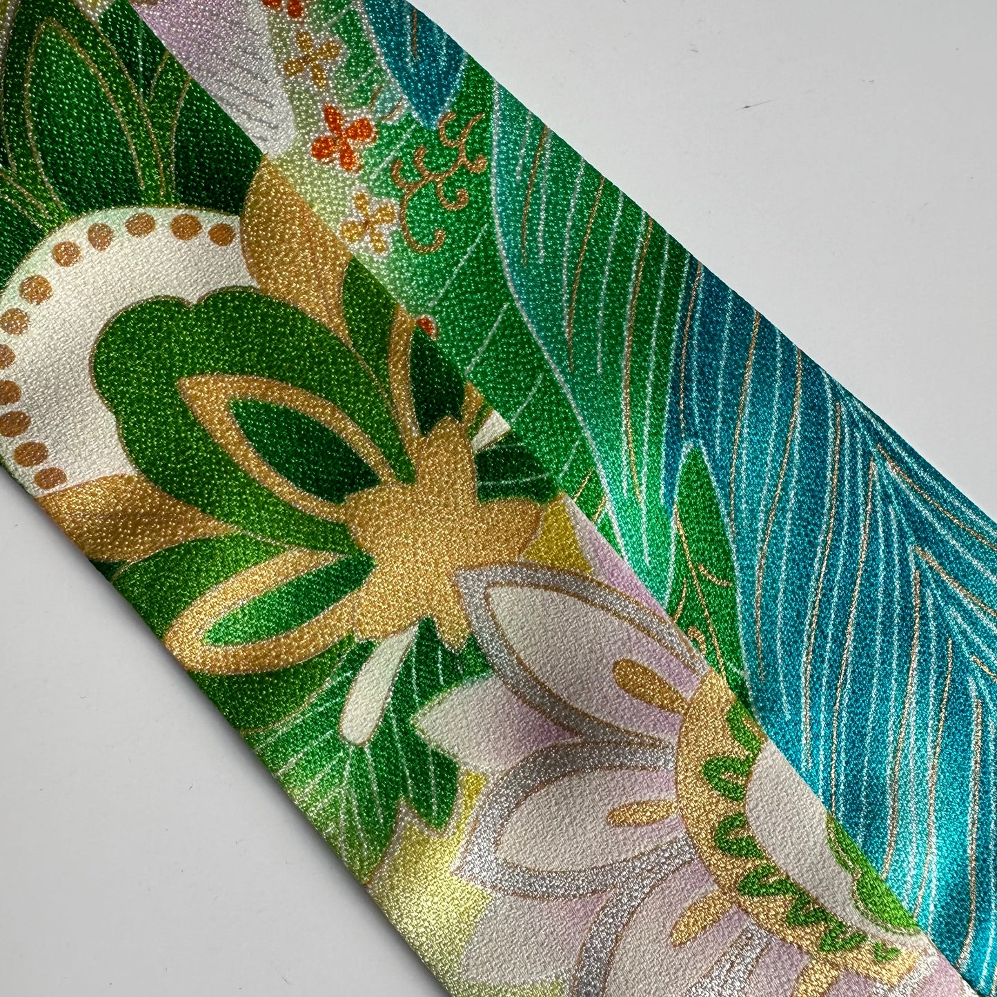 Silk Kimono Ribbon, small scarf, #5004