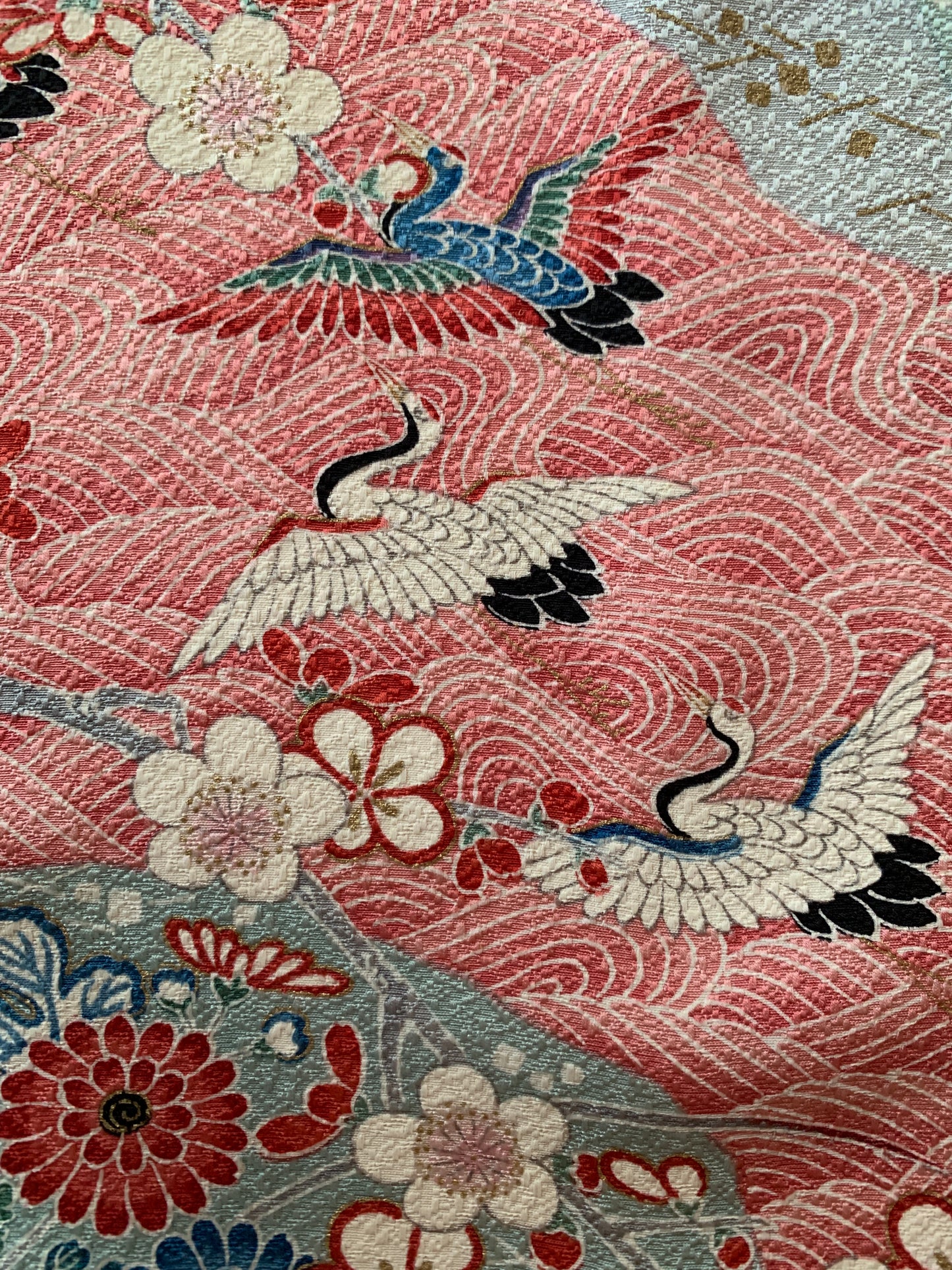 Kimono fabric for custom dress order, fabric#155