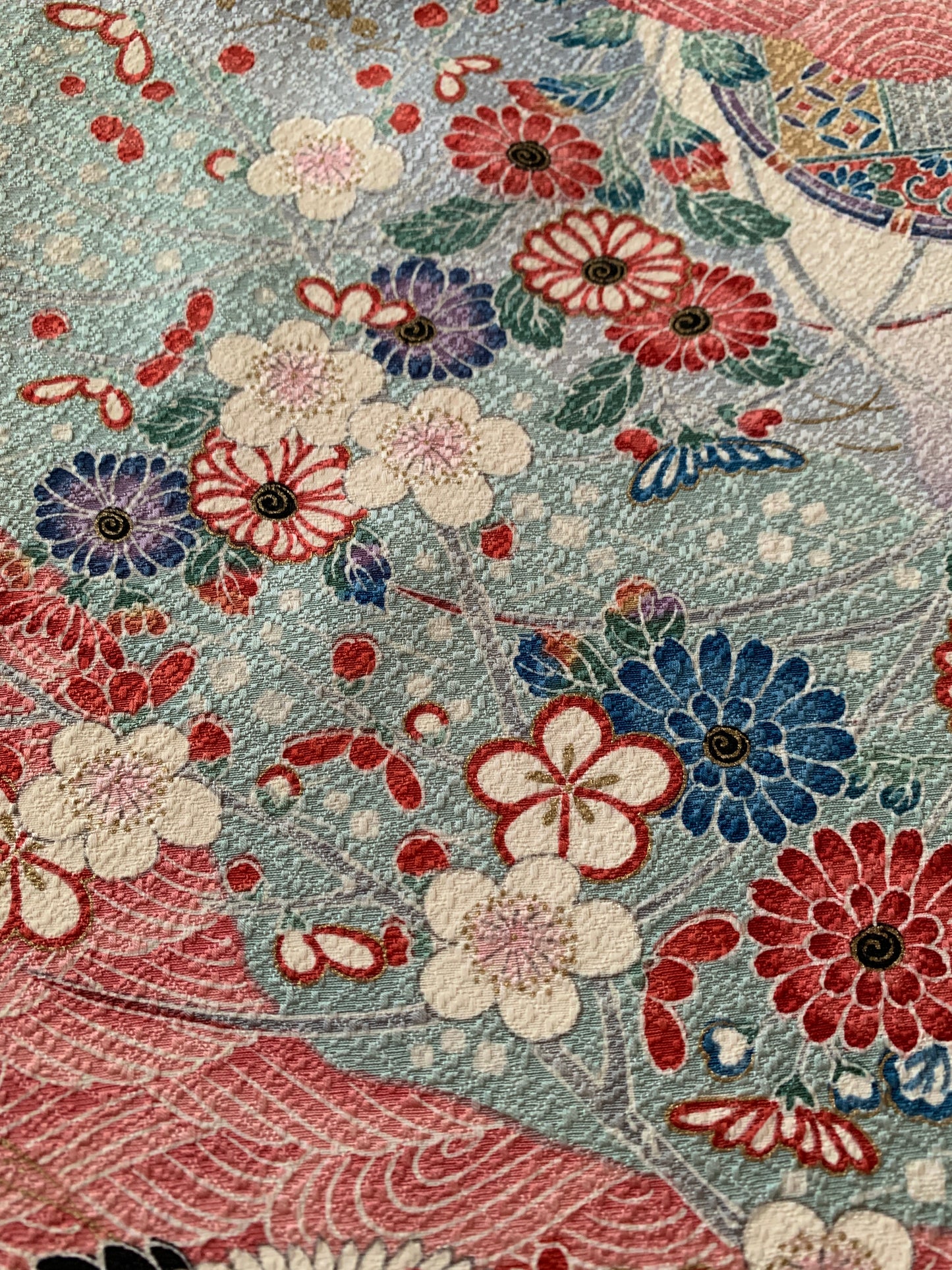 Kimono fabric for custom dress order, fabric#155