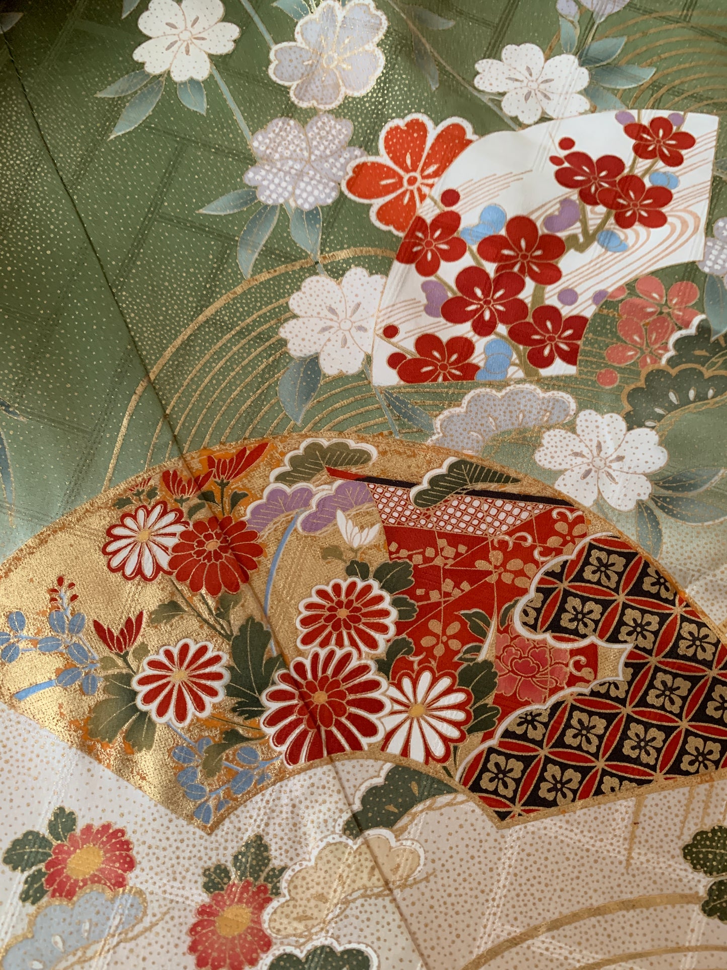 Kimono fabric for custom dress order, fabric#156