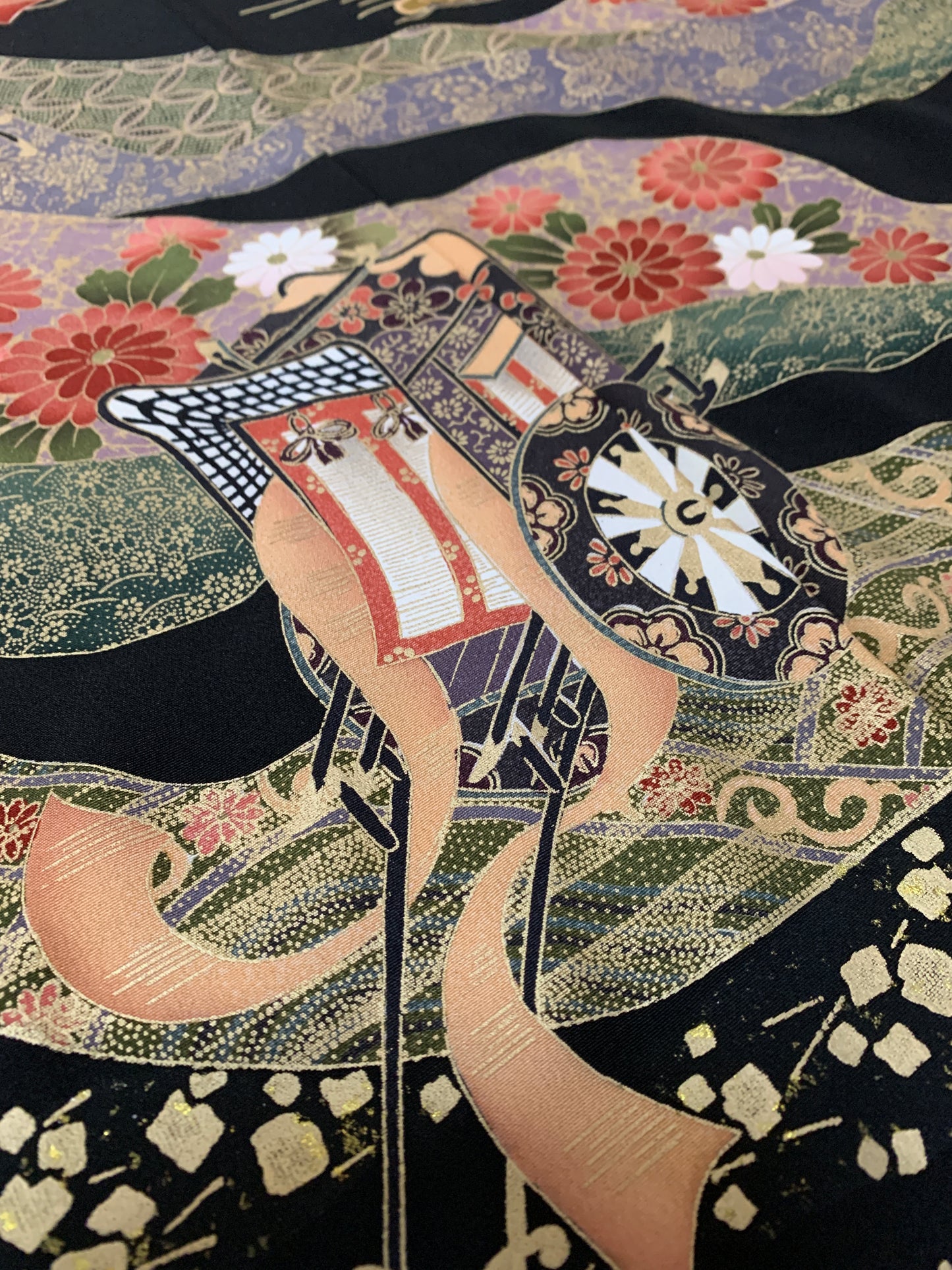 Kimono fabric for custom dress order, fabric #50