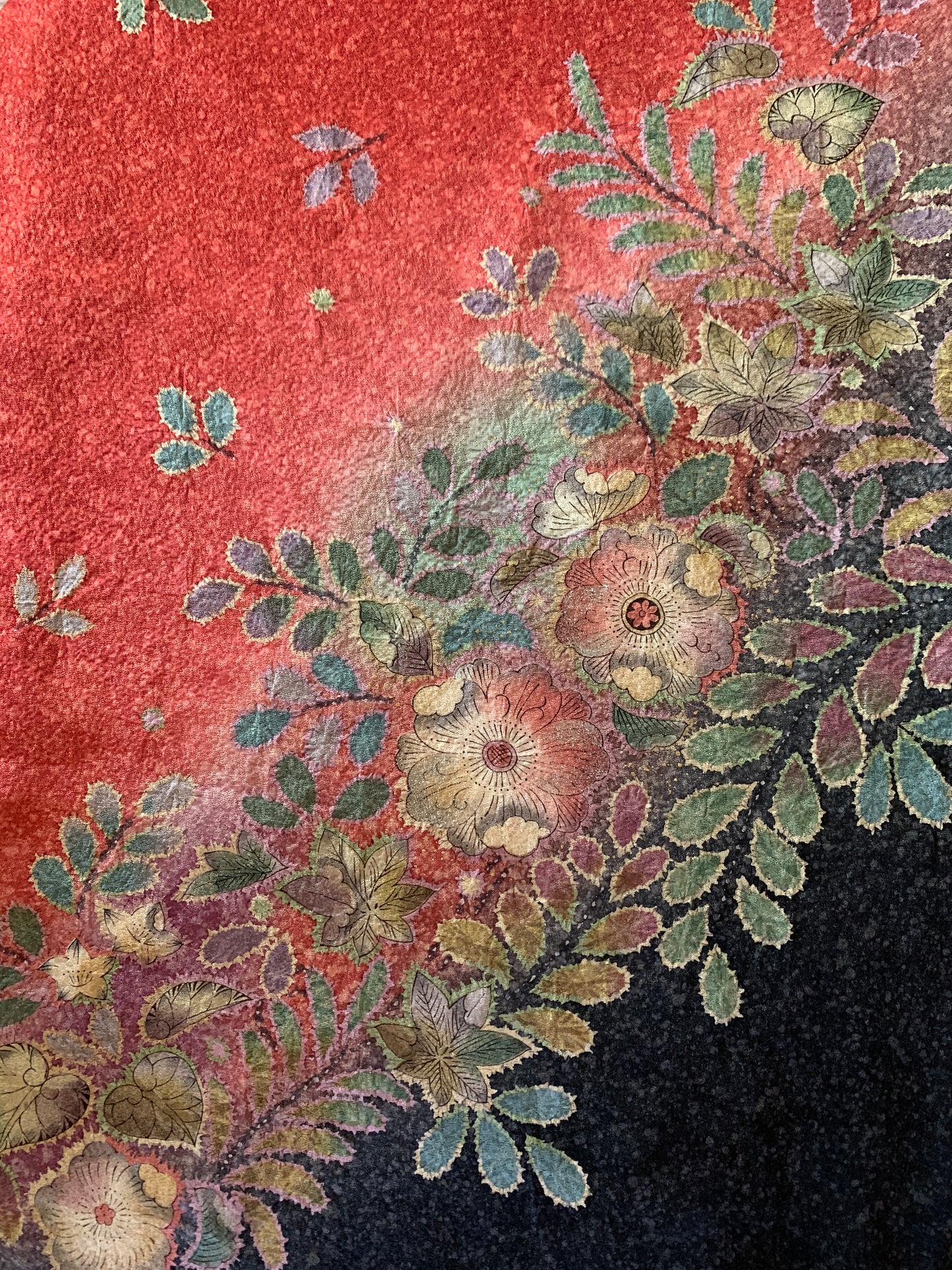 Kimono fabric for custom dress order, fabric #65, Furisode, Tsujigahana 辻が花