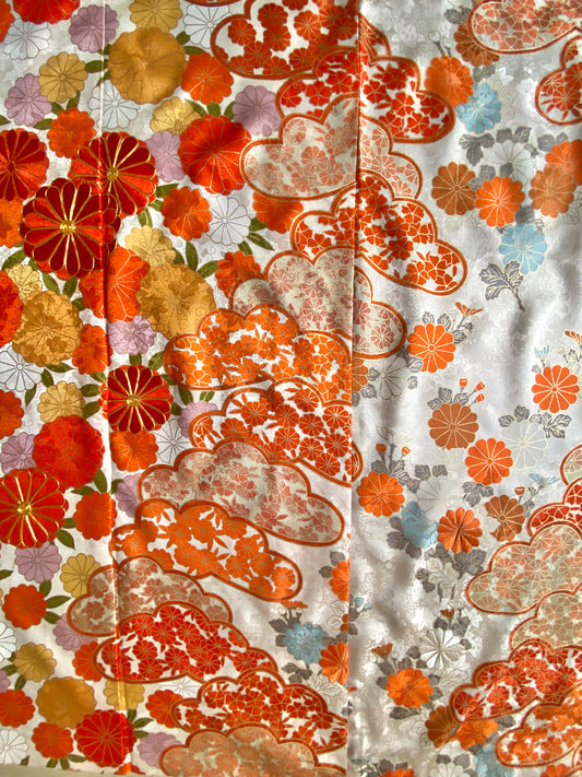 Kimono fabric for custom order #27, Furisode