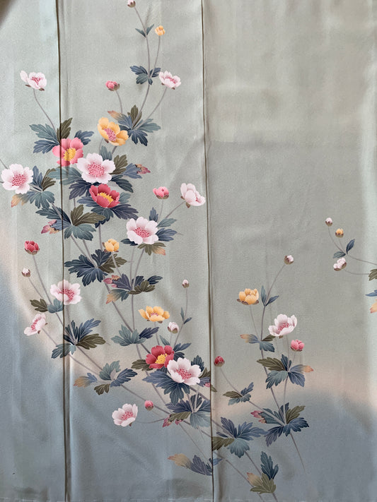 Kimono fabric for custom dress order, fabric #76