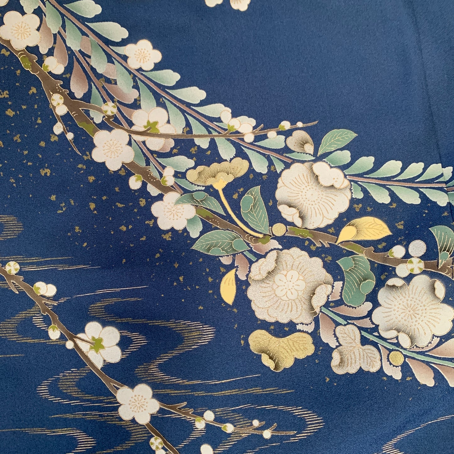 Silk Kimono dress, Houmongi訪問着, Handcrafted, Upcyced #pre17