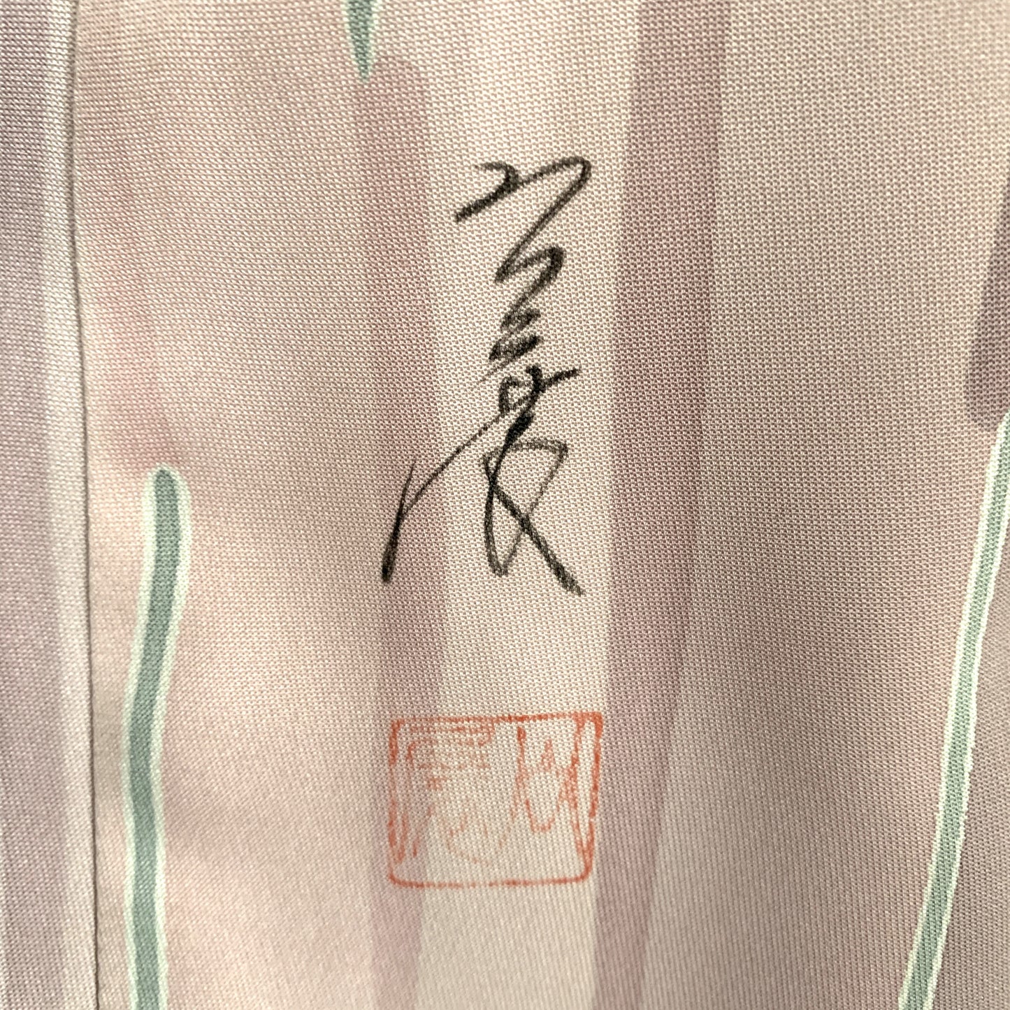 Kimono robe en soie, Tomesode, fabriquée à la main, upcyclée, #pre19