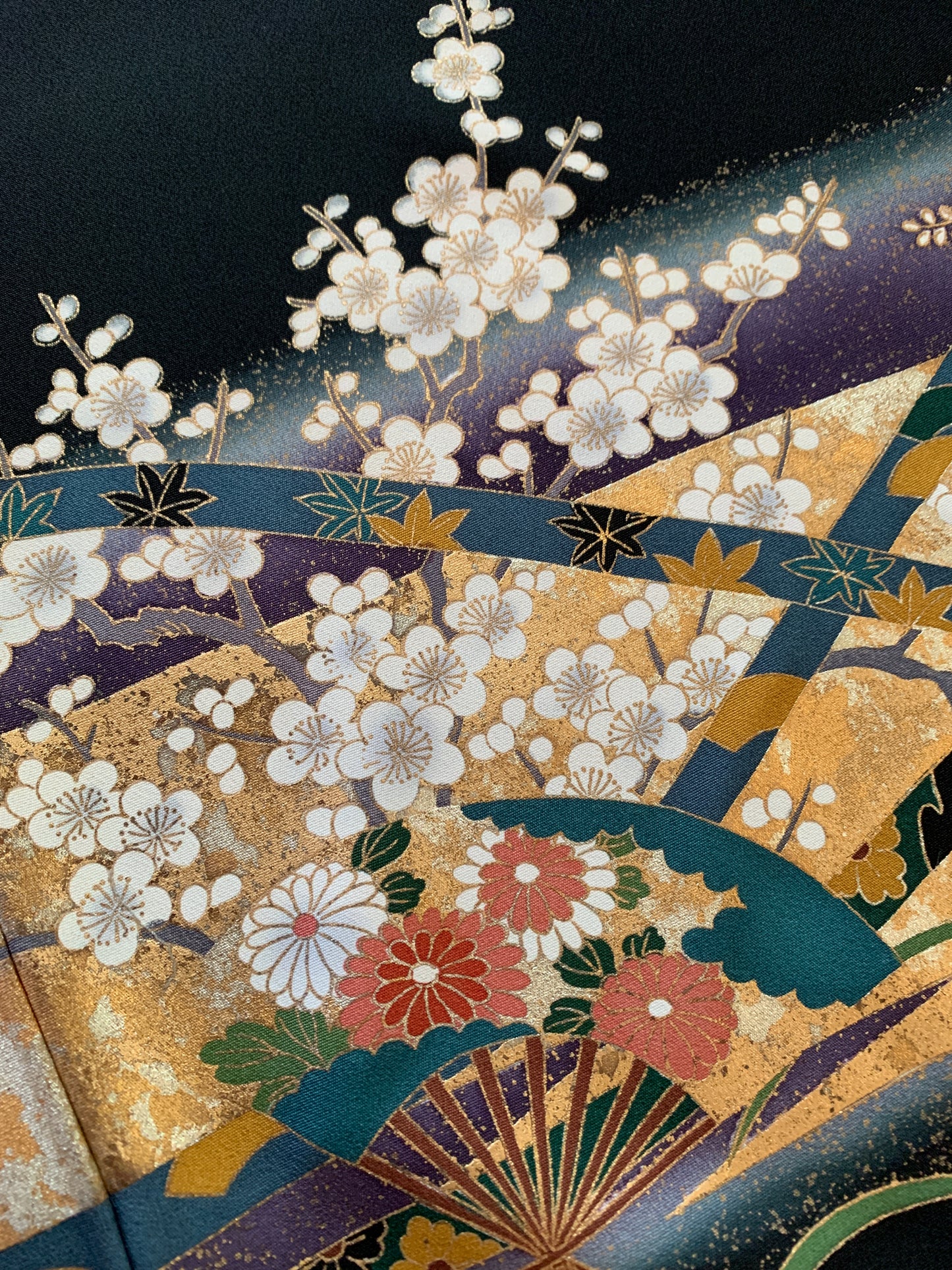 Kimono fabric for custom dress order, fabric #95